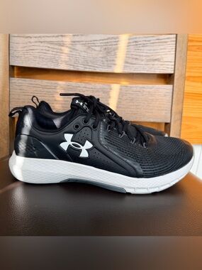 Under Armour Charged Commit ‘Black White’ men’s size 10